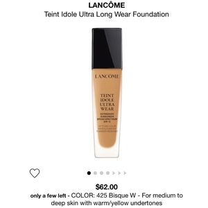 BNIB LANCOME TEINT IDOLE FOUNDATION (425 BISQUE W)